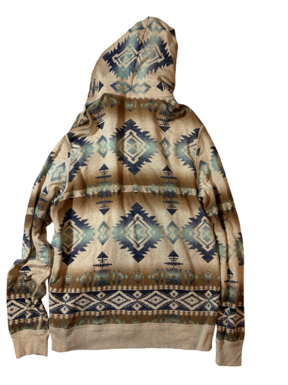Denim Supply Ralph Lauren Jacket Hoodie Mens Size XL Southwestern Aztec Print - Picture 7 of 7